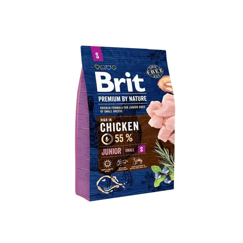 Brit Premium by Nature Junior S - Nutrición de Alta Densidad