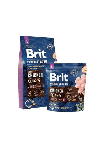 Brit Premium by Nature Junior S - Nutrición de Alta Densidad