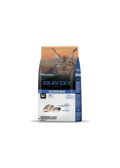 Bravery Herring Senior Cat 2kg y 7kg