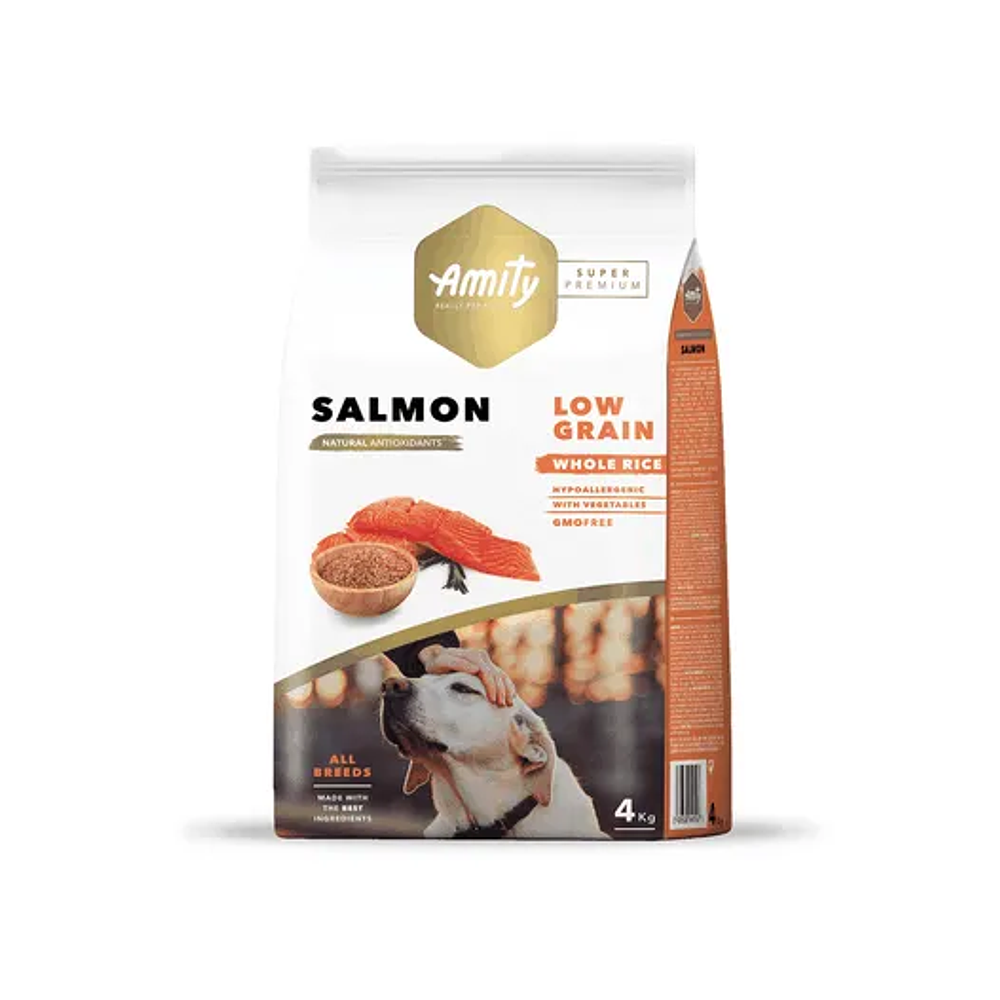 Amity Perro Adulto Super Premium Salmon - Low Grain