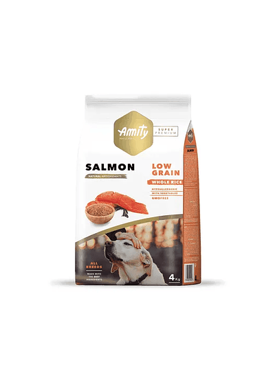 Amity Perro Adulto Super Premium Salmon - Low Grain