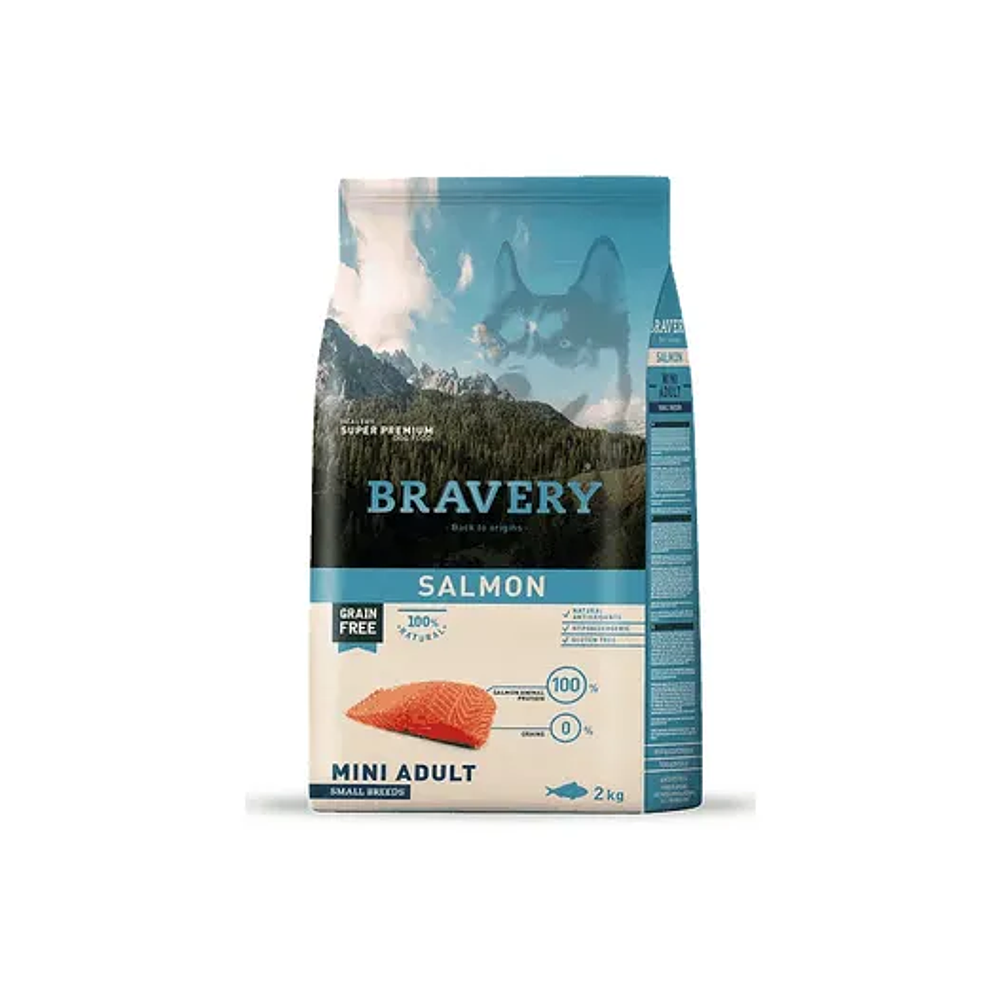 Bravery Salmon Mini Adult - Razas Pequeñas