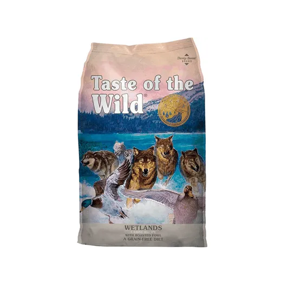 Taste of the Wild Wetlands - Pato, Codorniz y Pavo