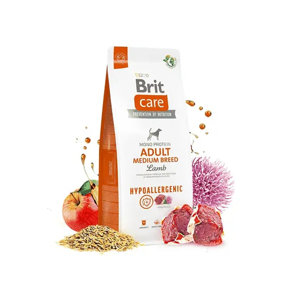 Brit Care Hypoallergenic Lamb Adult Medium Breed 