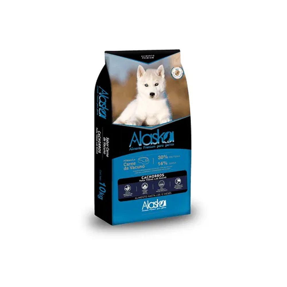 Alaska Premium Cachorro - Carne de Vacuno