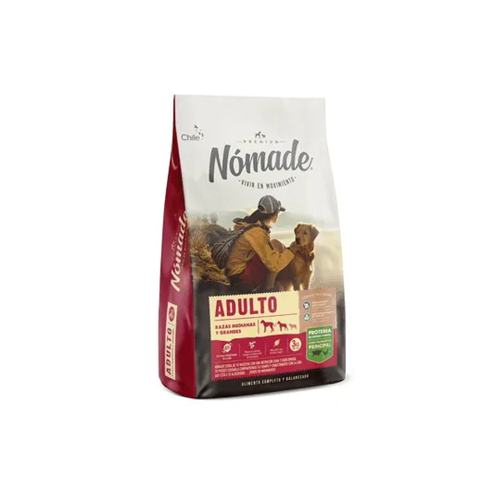 Nómade Adulto Razas Medianas y Grandes - Energía y Salud 
