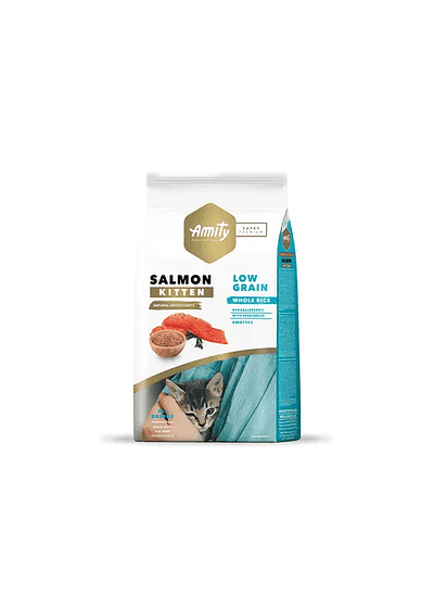 Amity Kitten Low Grain Salmón - Nutrición de élite para gatitos