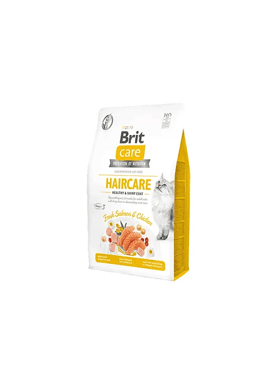 Brit Care Haircare Cat - Brillo y Salud para Gatos de Pelo Largo