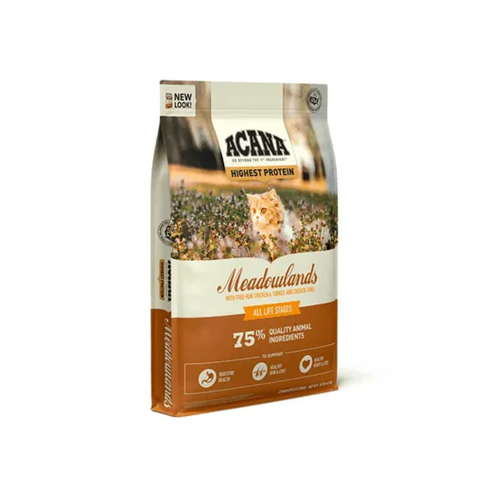 Acana Meadowland Cat - El Poder de la Proteína Diversa