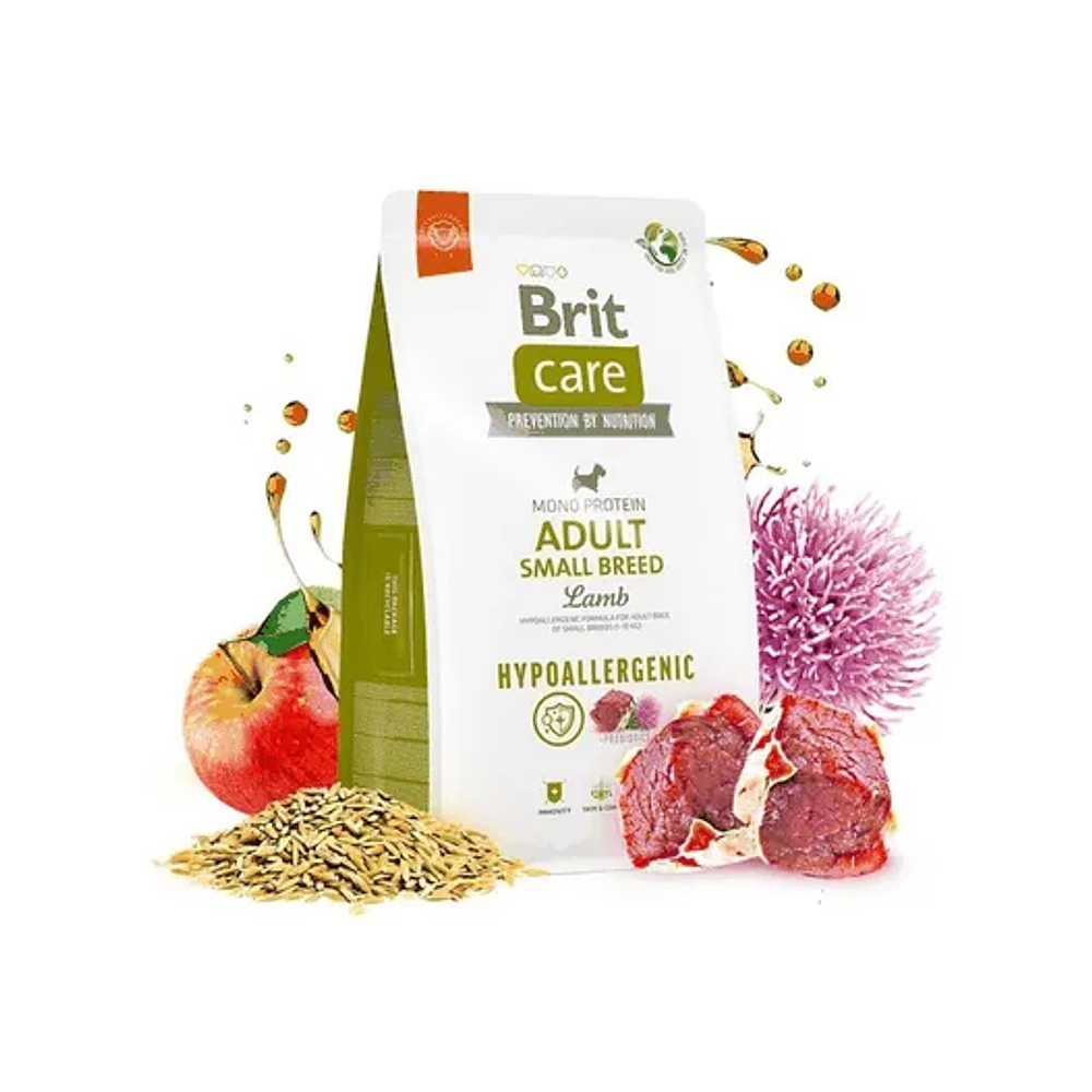 Brit Care Adult Small Breed Lamb - Nutrición Hipoalergénica para Razas Pequeñas