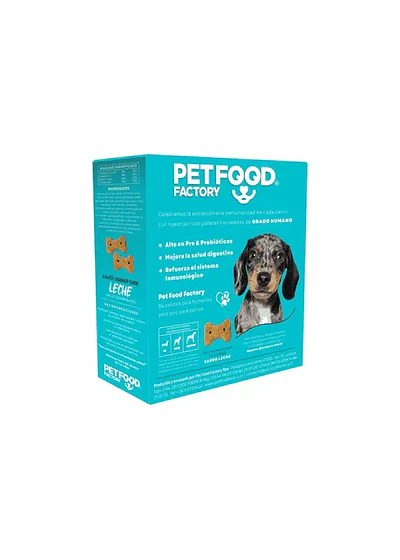 Petfood Factory Galletas Cachorro 80gr y 350gr - Nutrición de Leche