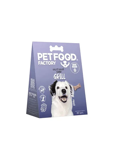 Petfood Factory Adulto Grill 80gr y 460gr - El Snack de Grado Humano