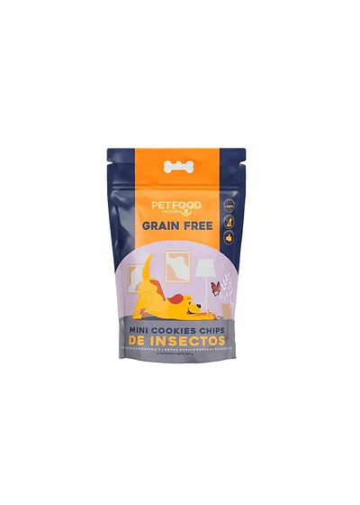 Petfood Factory Chips de Insectos 180gr - Snack Hipoalergénico