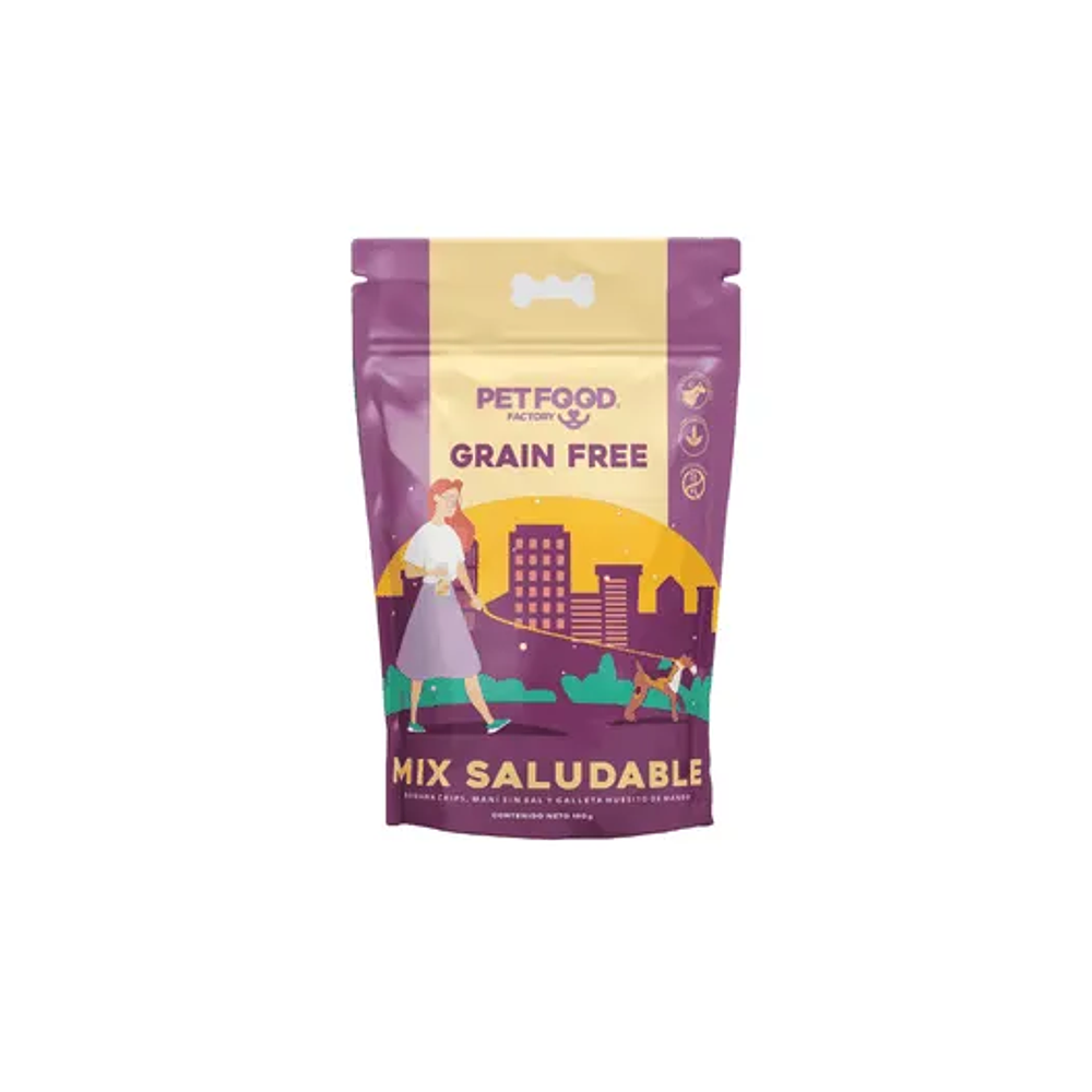 Petfood Factory Mix Saludable - Snack de Frutas y Maní Natural