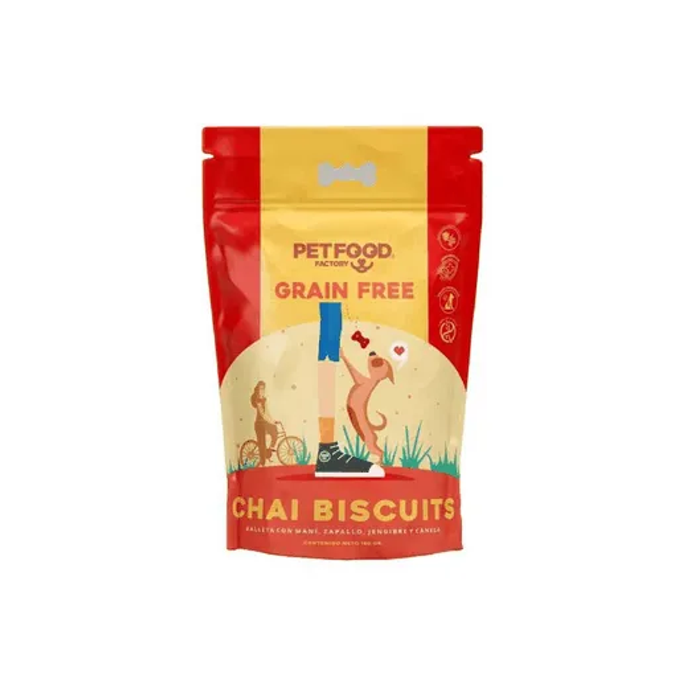 Petfood Factory Chai Biscuits - Snack Aromático y Grain Free