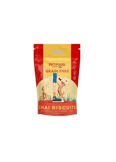 Petfood Factory Chai Biscuits 180gr - Snack Aromático y Grain Free