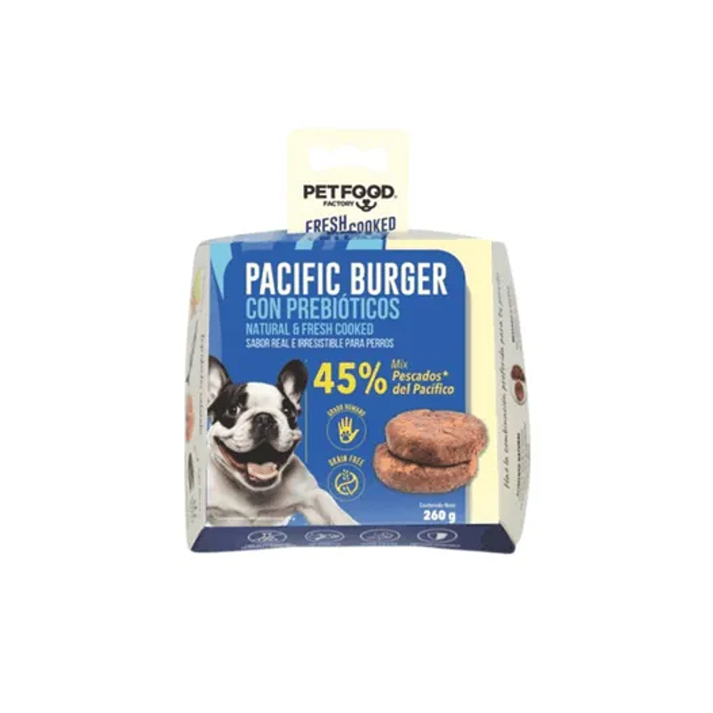 Petfood Factory Pacific Burger - Nutrición Pescado