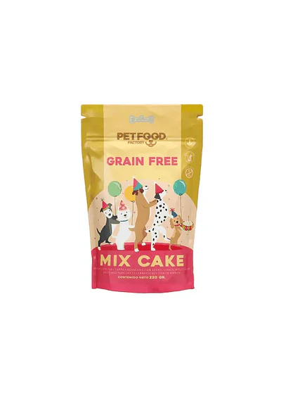 Petfood Factory Mix Cake 220gr - Torta de Cumpleaños para tu Dog