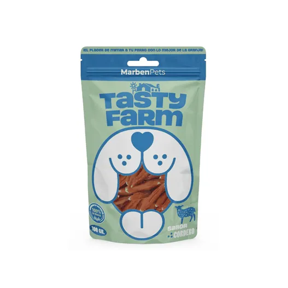 Tasty Farm Mini Salchichas de Cordero - Snack 100% Natural