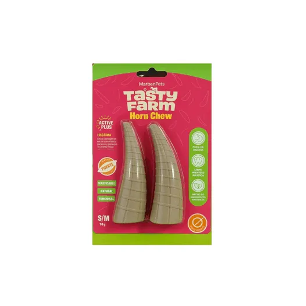 Tasty Farm Horn Chew - Cuerno Masticable Natural