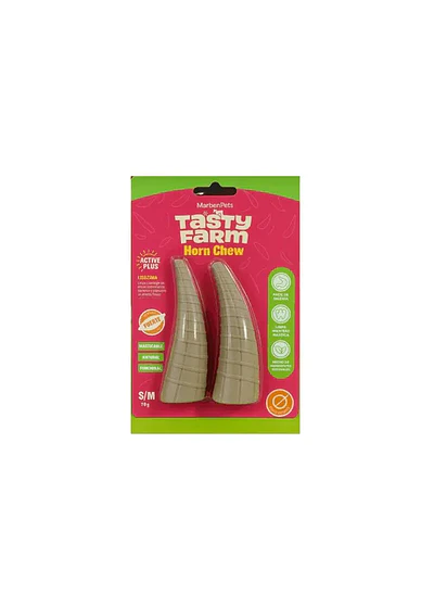 Tasty Farm Horn Chew  - Cuerno Masticable Natural 70gr