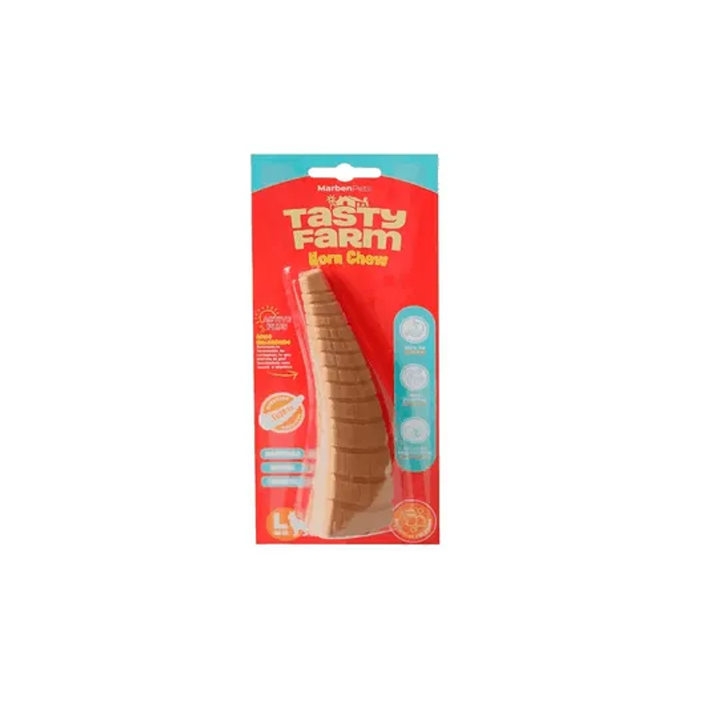 Tasty Farm Horn Chew L - Cuerno Masticable con Ácido Hialurónico