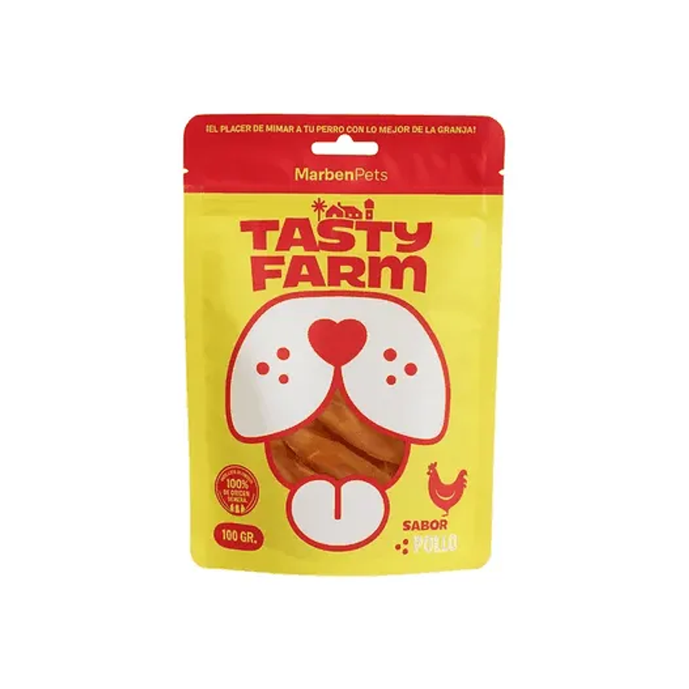 Tasty Farm Tiras de Pollo - Snack Natural de Granja