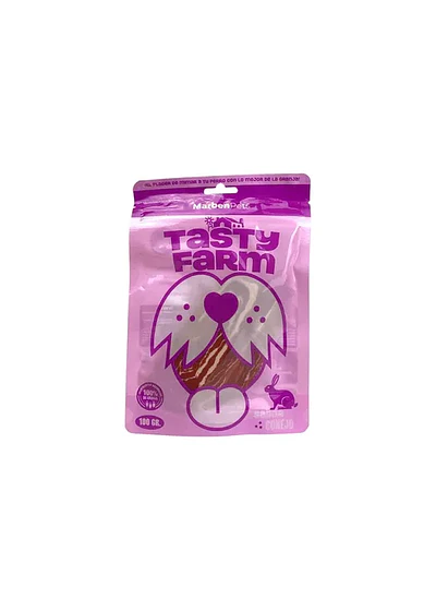 Tasty Farm Tiritas de Conejo - Snack Natural de Proteína 100gr