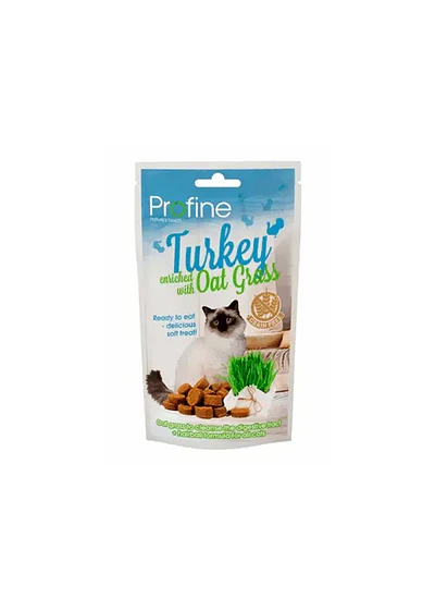 Profine Cat Snack - Turkey & Oat Grass 50gr