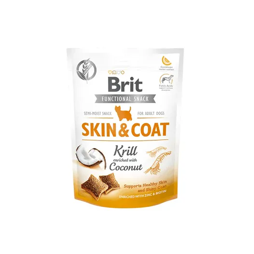 Brit Functional Snack Skin & Coat - El Secreto para un Pelaje Brillante