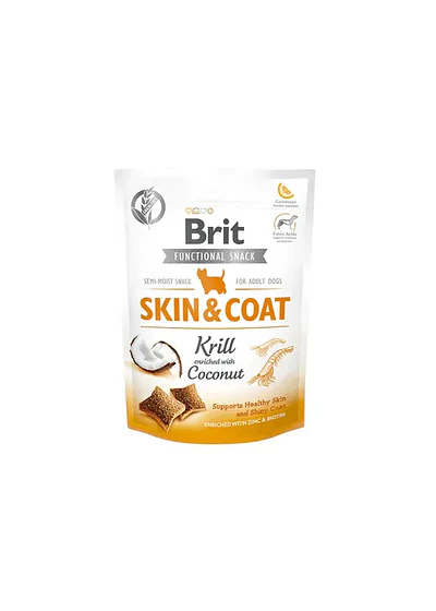 Brit Functional Snack Skin & Coat - El Secreto para un Pelaje Brillante 150gr
