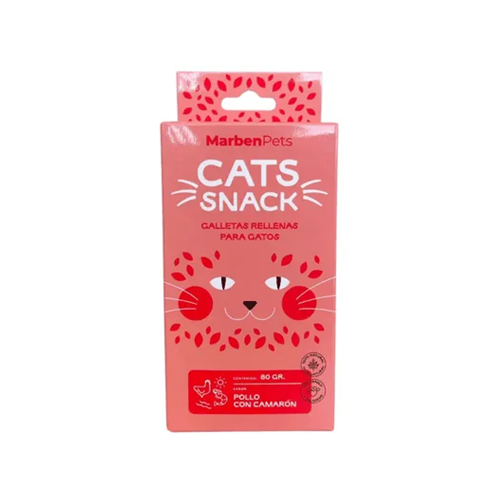 MarbenPets Cats Snack - Pollo y Camarón: El Duo Del Sabor