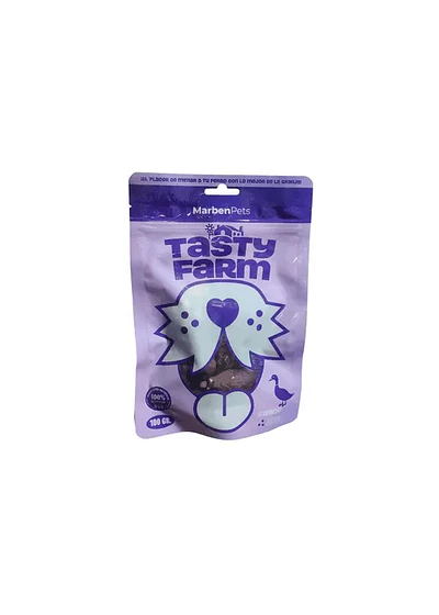 Tasty Farm Trutos de Pato con Calcio 100gr - Sabor de Granja y Nutrición