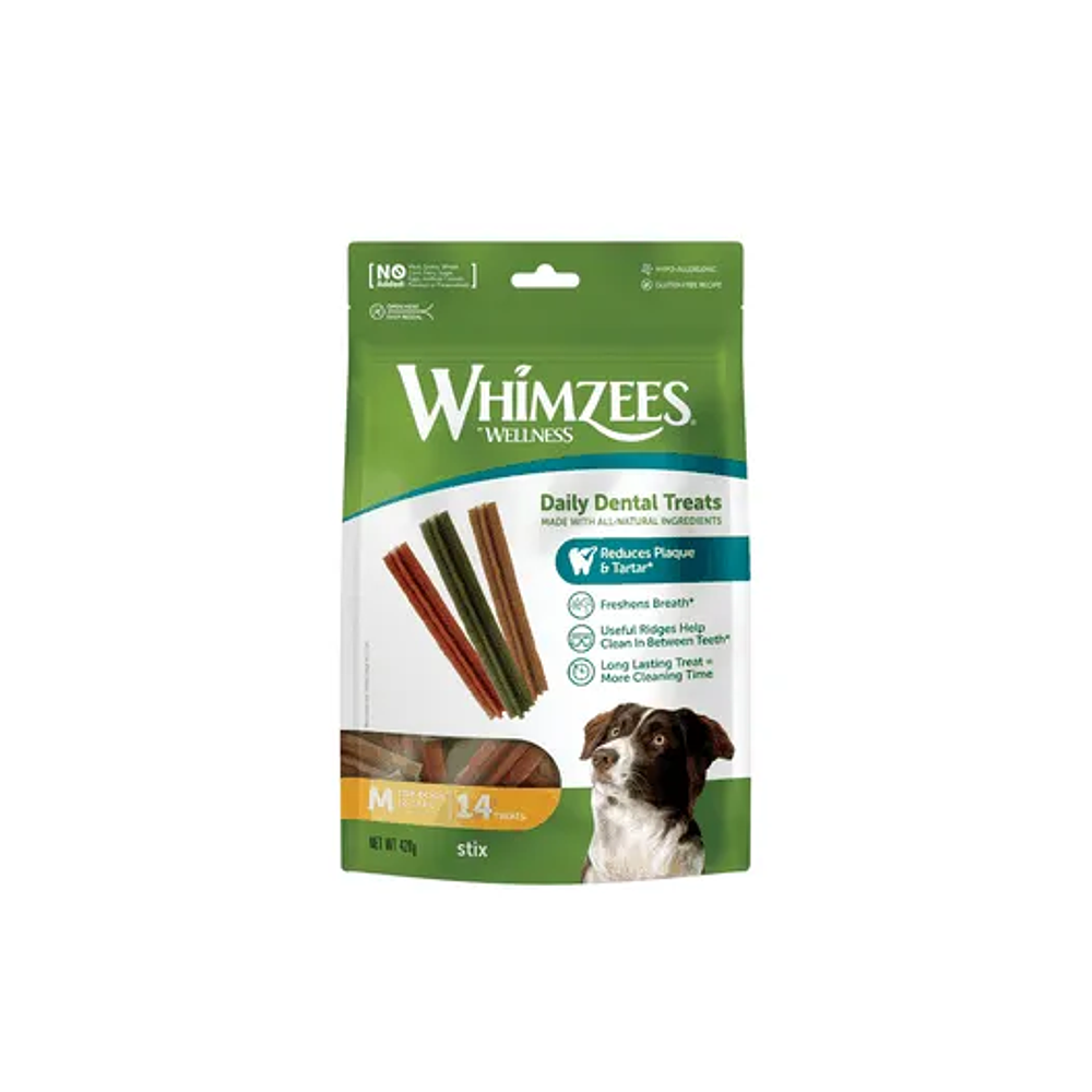Whimzees Stix M - Higiene Dental Profesional