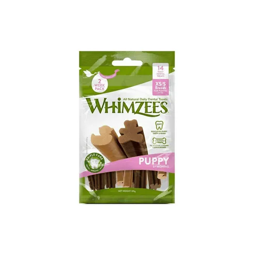Whimzees Puppy XS/S - El Primer Paso para una Higiene Dental
