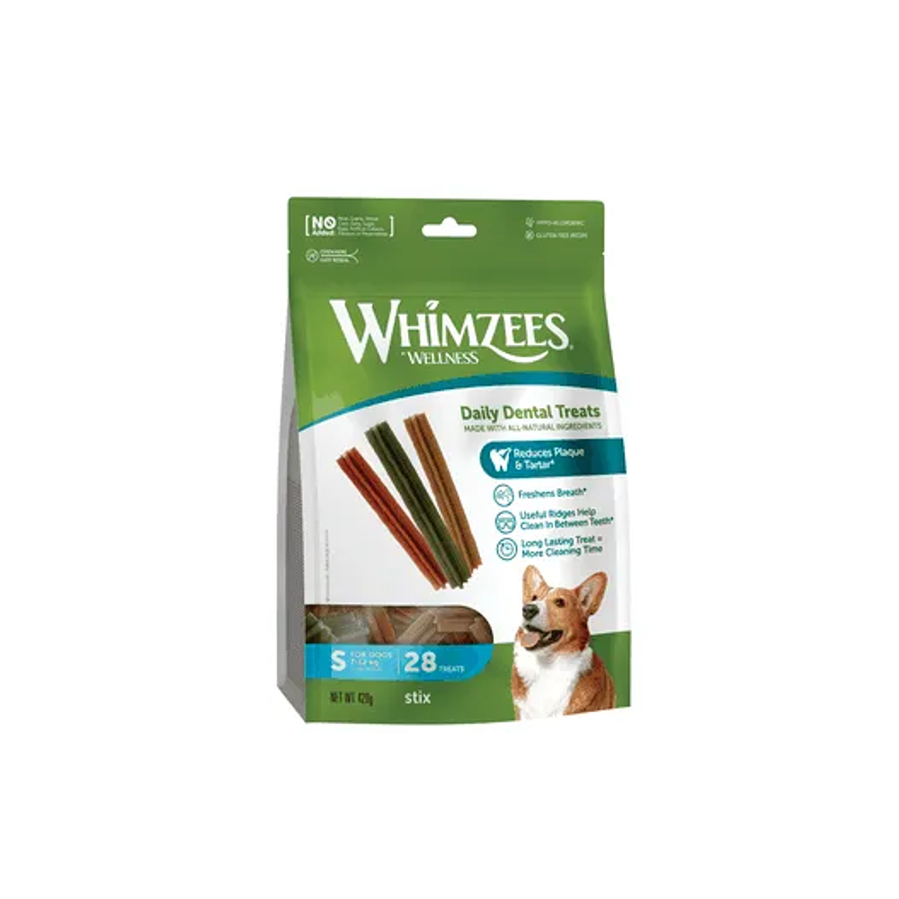 Whimzees Stix S - El Plan para una Boca Sana