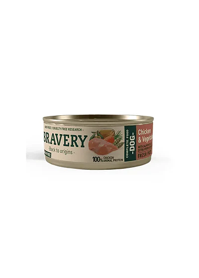 Bravery Dog Fresh Paté Lata - El Placer de Volver a los Orígenes 80gr