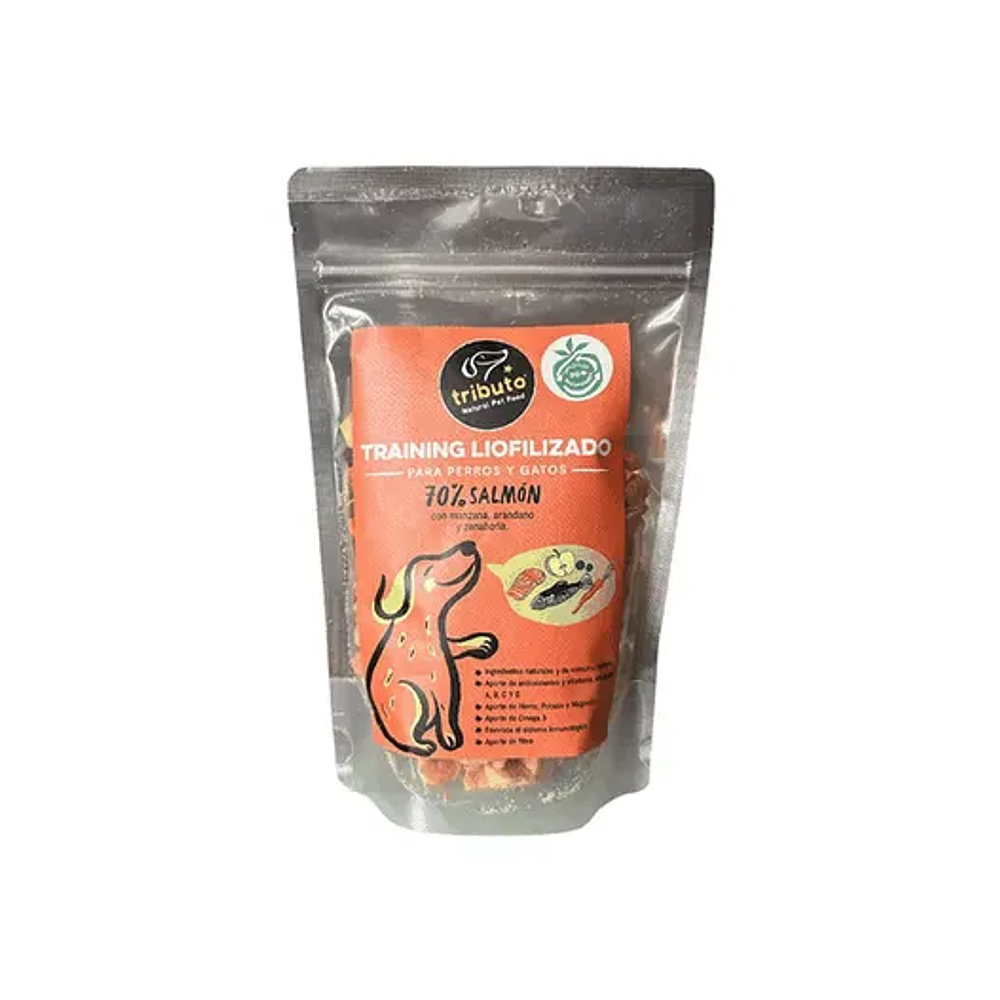 Tributo Training Salmón + Frutas - El Refuerzo Positivo más Saludable