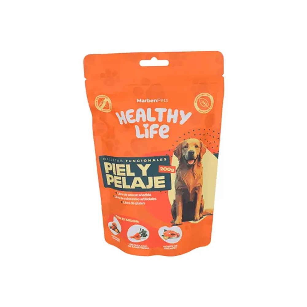 Healthy Life Piel y Pelaje - El Secreto para un Manto Radiante