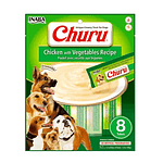 Churu Dog Pollo y Vegetales - La Recompensa Cremosa e Saludable