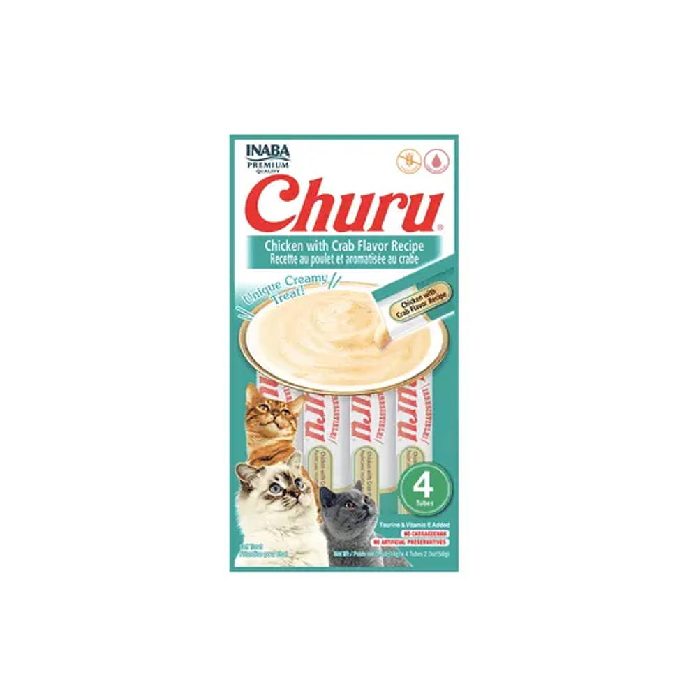  Churu Cat Pollo y Cangrejo - Una Delicia Cremosa