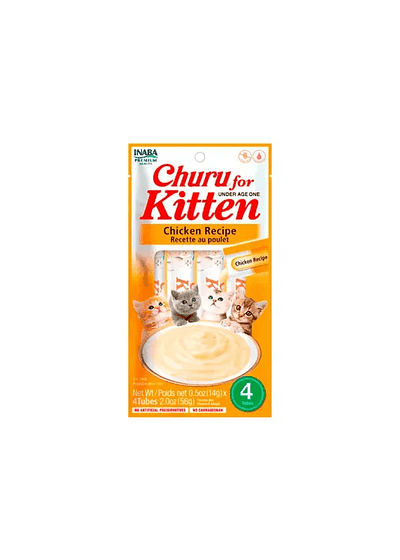 Churu for Kitten Pollo - Nutrición Cremosa y Deliciosa