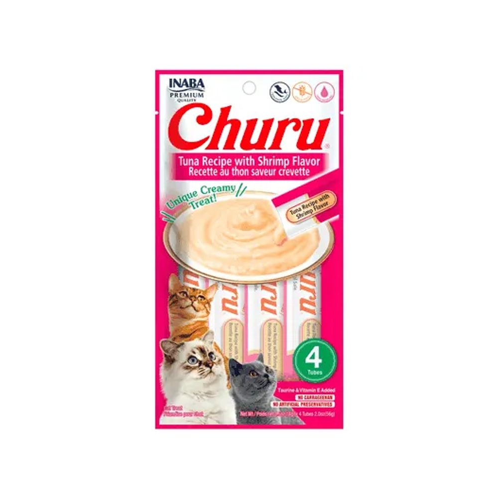 Churu Cat  - Atún y Camarón: La Delicia Marina