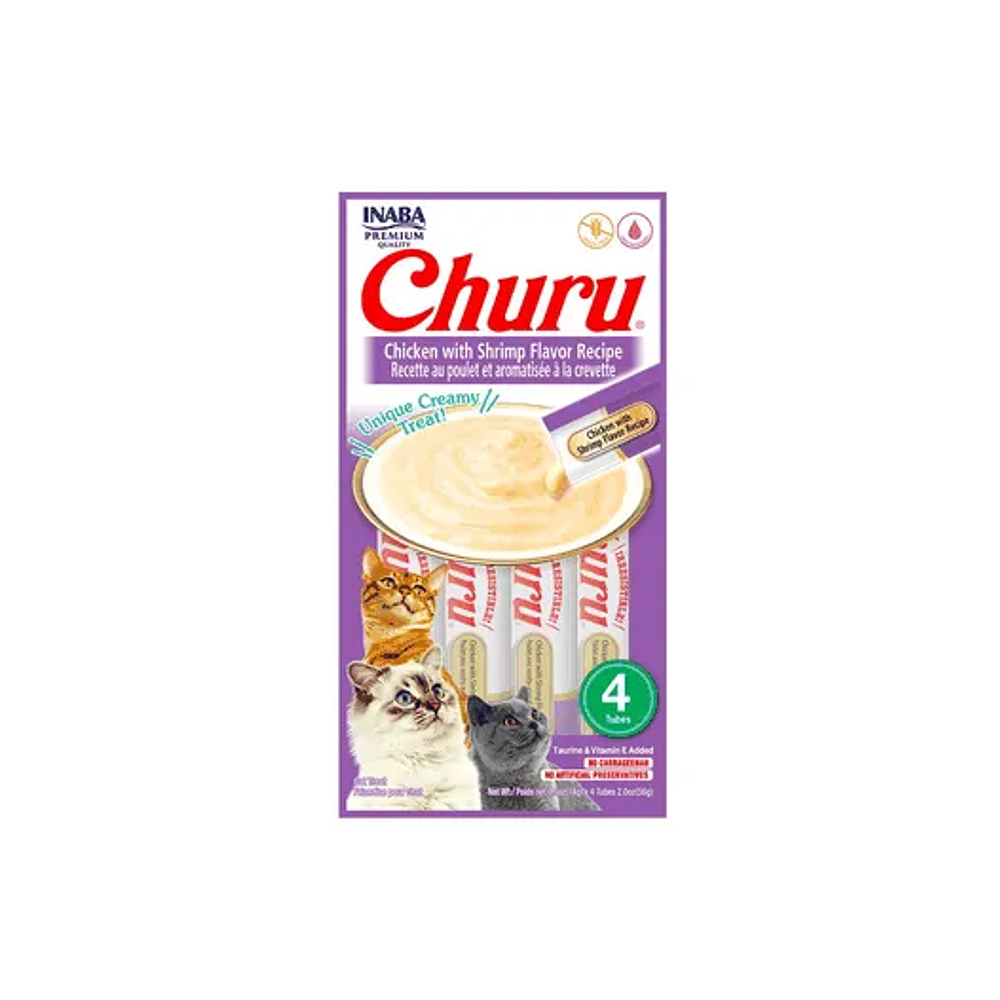 Churu Cat Pollo y Camarón - El Premio Perfecto