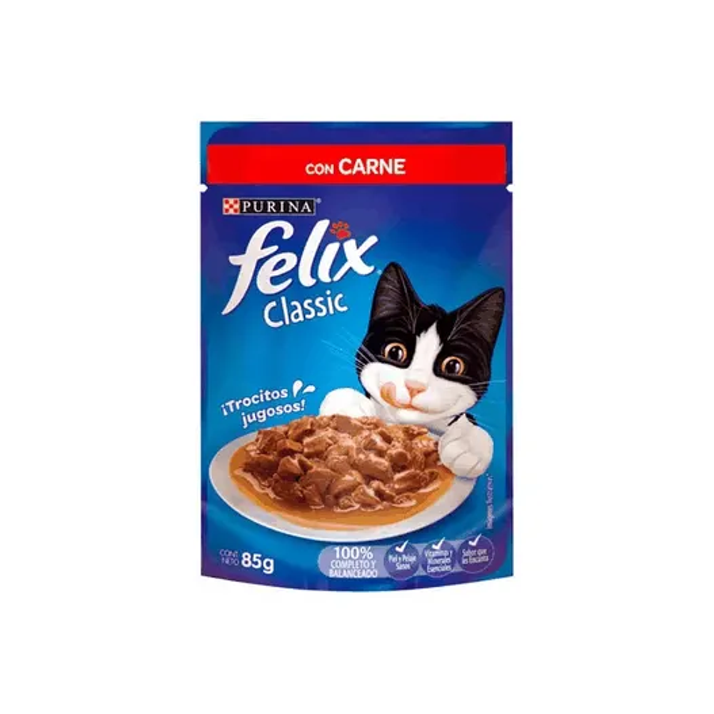 Felix Classic con Carne - El Banquete de Trocitos Jugosos
