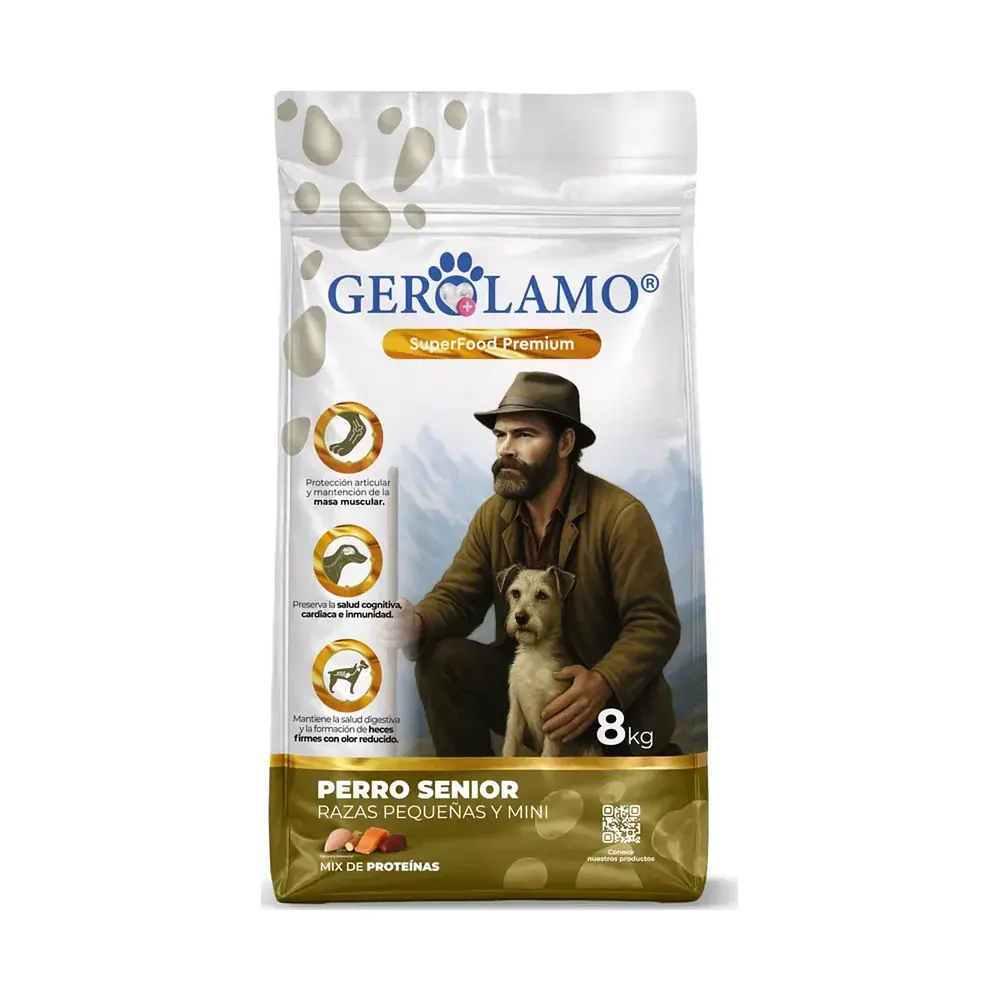 Gerolamo Perro Senior Razas Pequeñas y Mini 8kg
