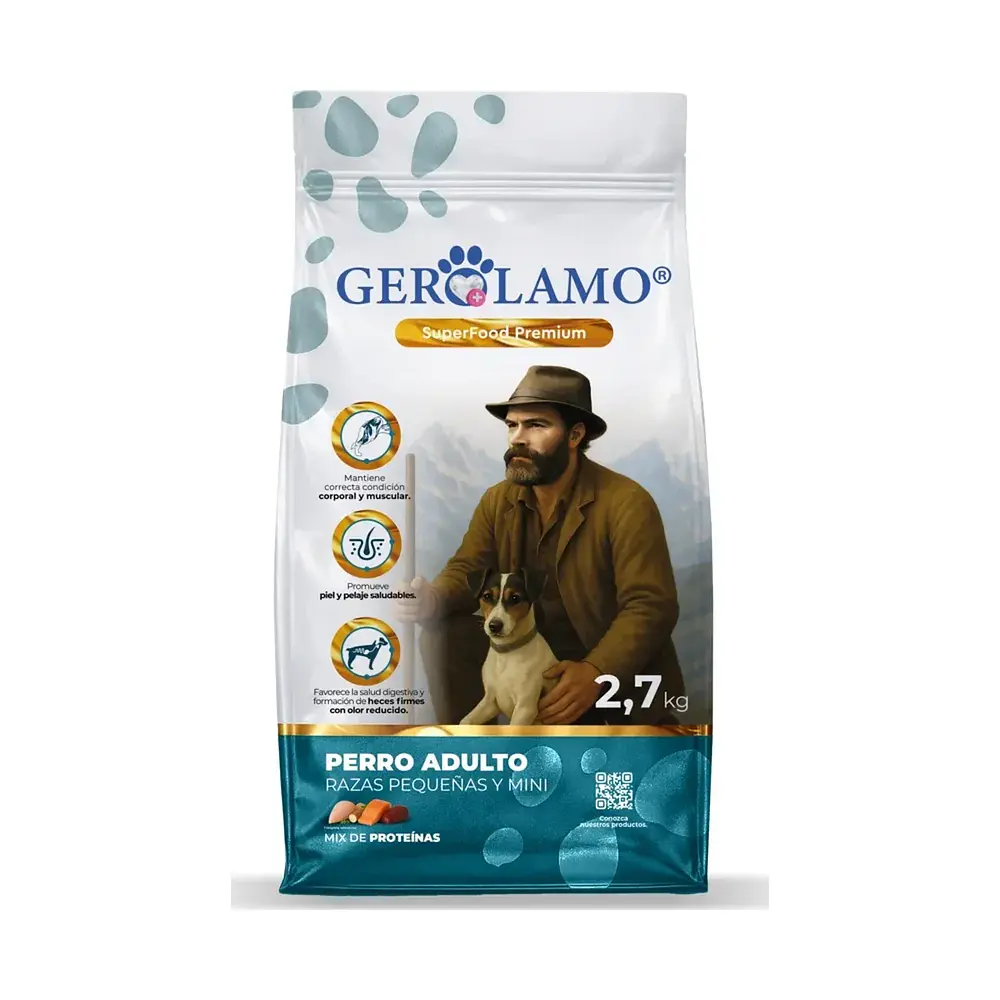 Gerolamo Perro Adulto Razas Pequeñas y Mini 2,7kg