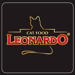 Logo de alimento Leonardo para gatos en Pets Lucan Rancagua