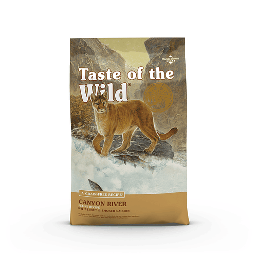 Taste of the Wild Canyon River Feline Recipe with Trout &  Smoked Salmon  (Trucha & Salmón Ahumado)