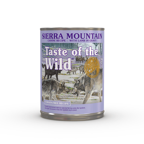 Taste of the Wild Sierra Mountain Canine Recipe with Lamb in Gravy (Cordero en Salsa)